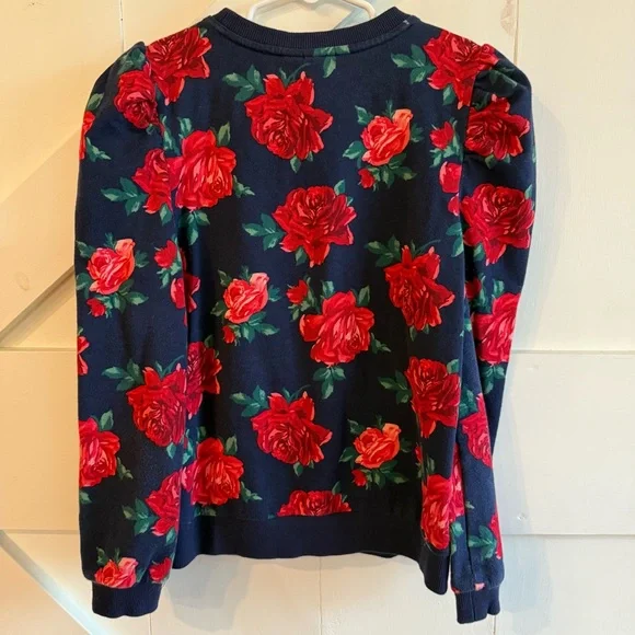 American Girl x Janie and Jack Wrapped in Roses Party Top 12 Puff Sleeves - Picture 6 of 8
